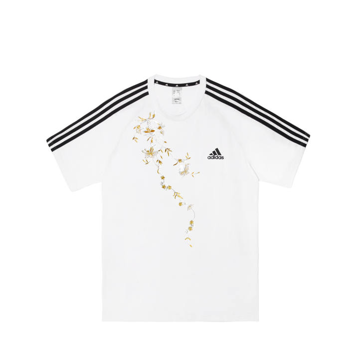 Adidas Adidas T Shirts Men's White Crew Neck Moderate