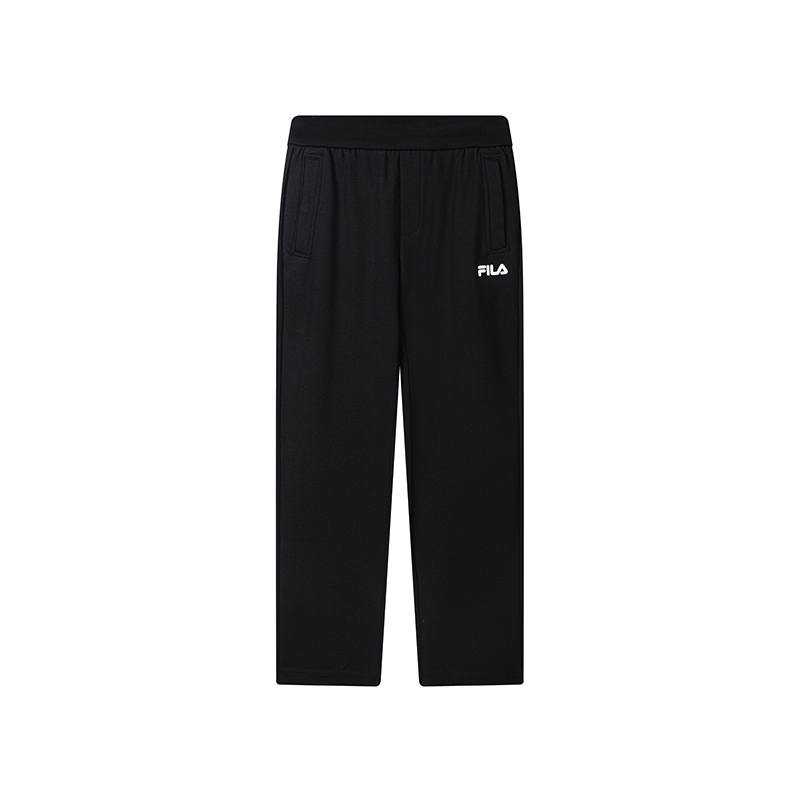FILA ORIGINALE Casual Pants Men's Jet Black Moderate Straight Fit Pants