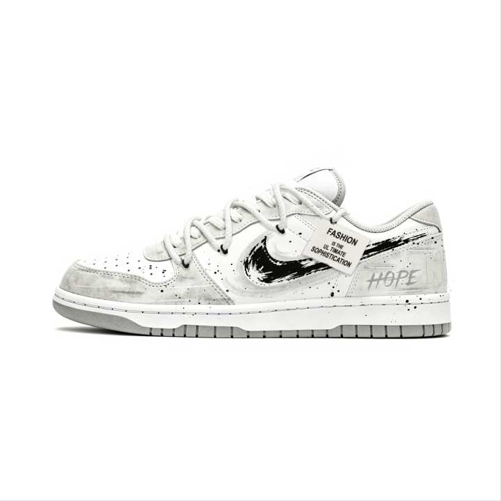 Nike Nike Big Skateboard Shoes Men's Low Top White