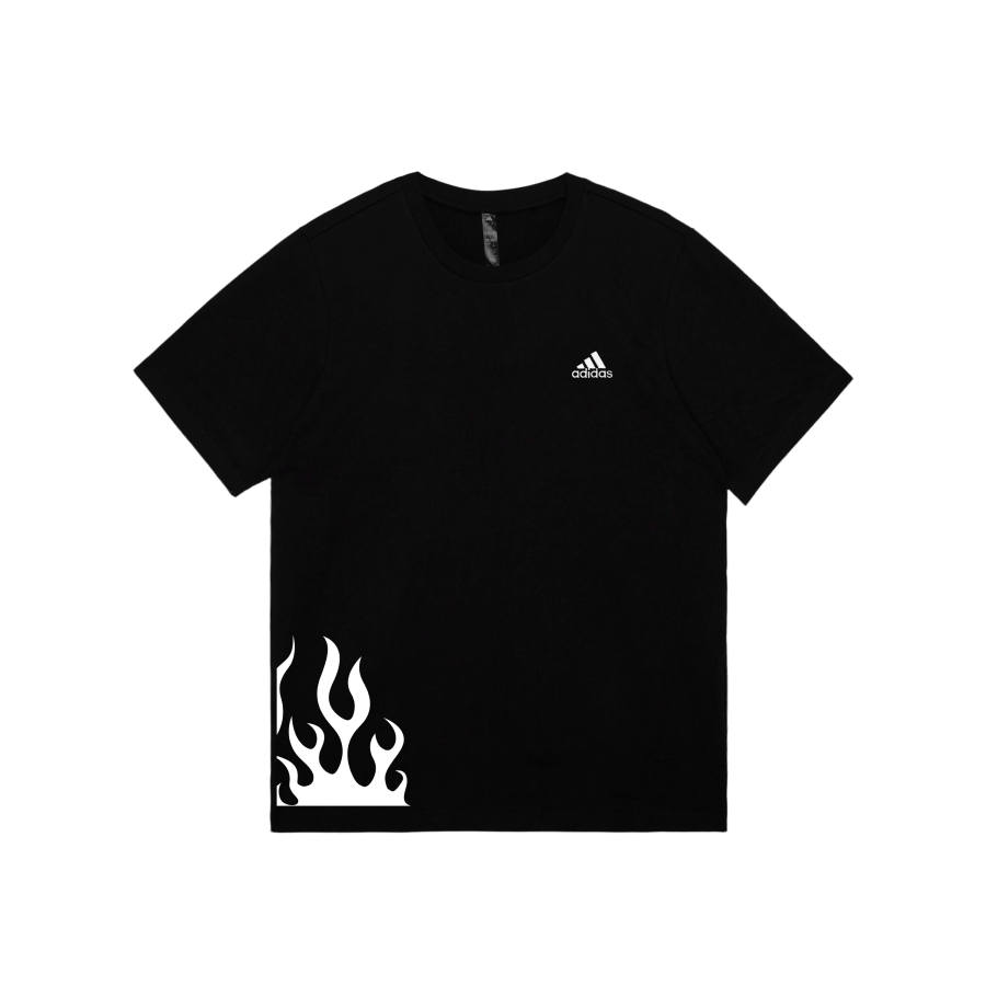 Adidas Adidas MUST HAVES T Shirts Unisex Black Crew Neck Moderate Straight Fit