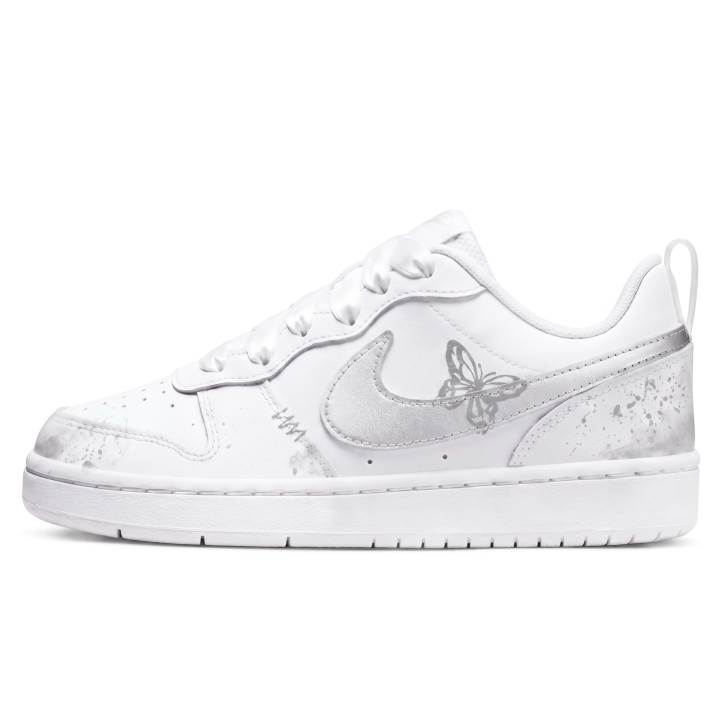 Nike Nike Court Borough Skateboard Shoes Women's Low Top All White