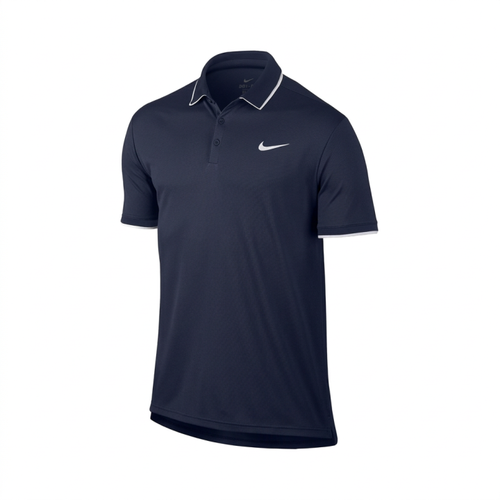 Nike Nike Polo Shirts Men's Midnight Blue Lapel Moderate Straight Fit