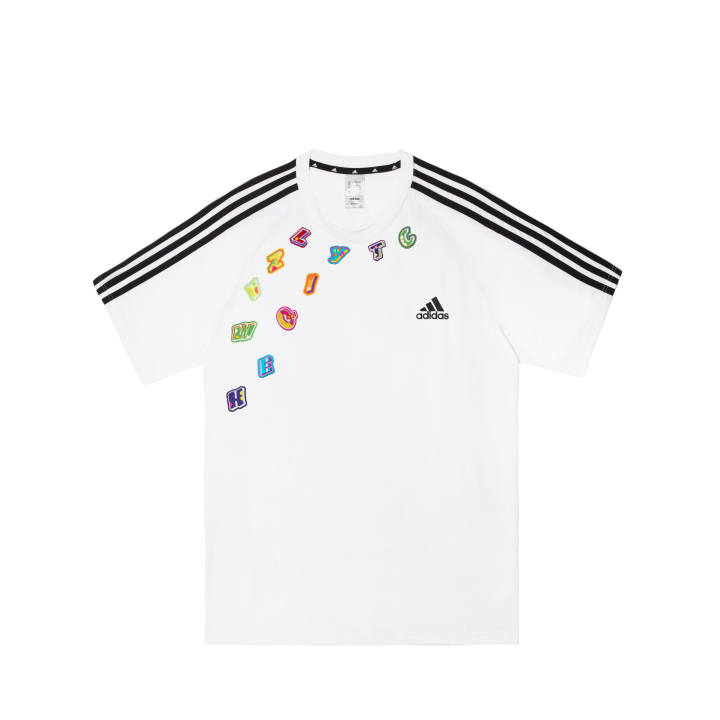 Adidas Adidas T Shirts Men's White Crew Neck Moderate