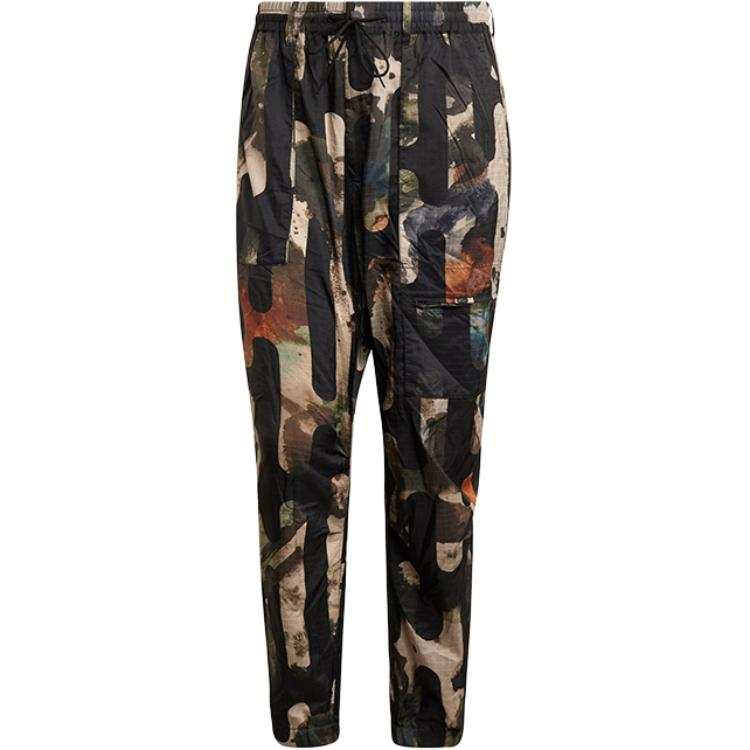 Adidas Adidas Knitted Sweatpants Men's Black/Brown/Green/Beige Moderate Straight Fit Pants