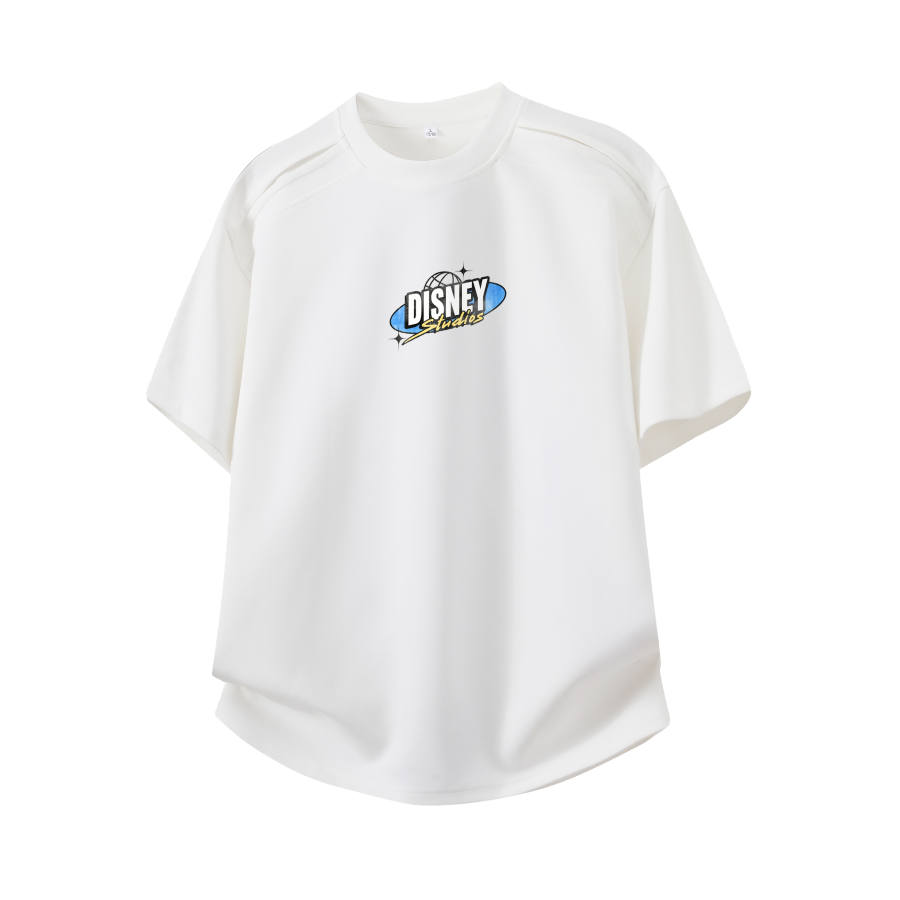 Disney T Shirts Unisex Crew Neck Moderate Straight Fit