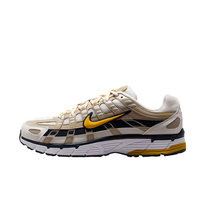 Nike Nike P 6000 Running Shoes Men's Low Top Phantom/Desert Khaki/Eclipse Blue/Ochre Yellow