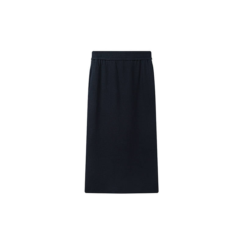 FILA Heritage Casual Long Skirts Women's Legend Blue Moderate Long Skirt Bodycon Skirt