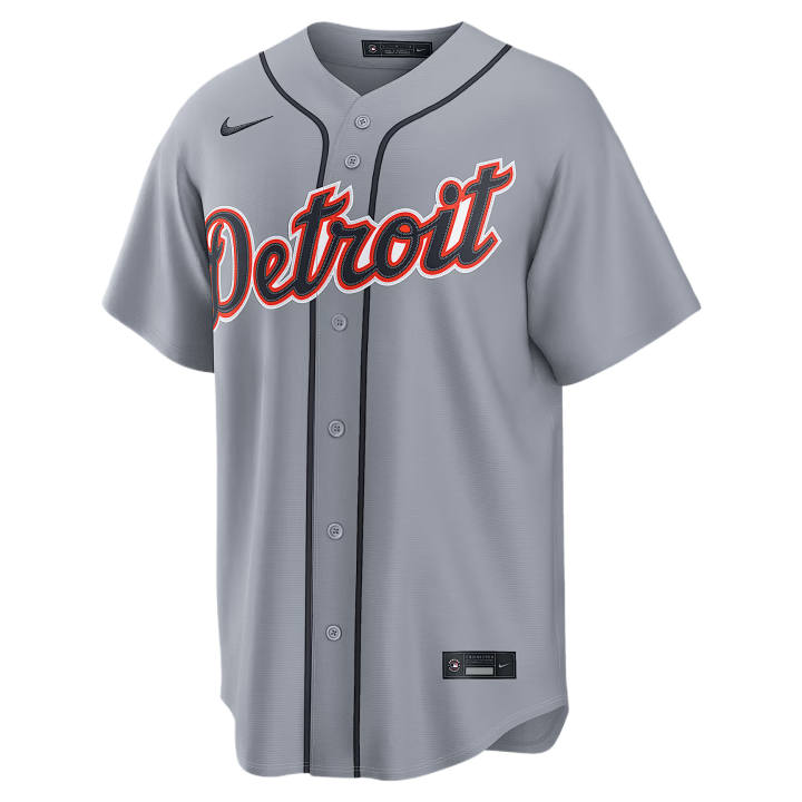 Nike Nike Baseball Jerseys Men's Gray V Neck Moderate