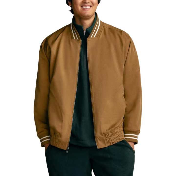New Balance New Balance Baseball Jerseys Men's Brown Baseball Collar Moderate Straight Fit