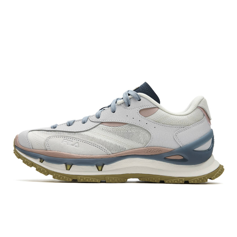 FILA KM 3 Casual Shoes Women's Low Top Milk White/Rain Mist Gray