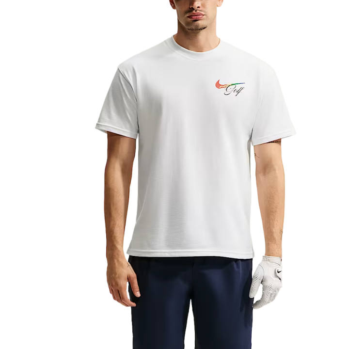Nike Nike Golf Clothing Men's White Crew Neck Moderate