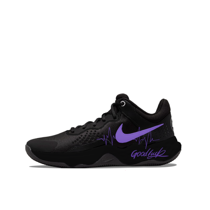 Nike Nike Fly By Mid 3 Basketball Shoes Men's Mid Top Black Purple