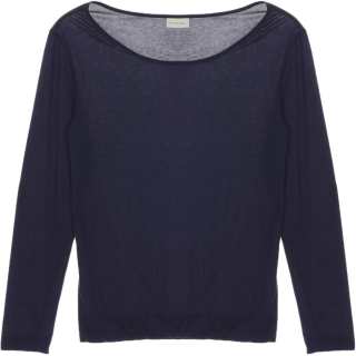 DRIES VAN NOTEN T Shirts Women's Dark Purple Crew Neck Moderate