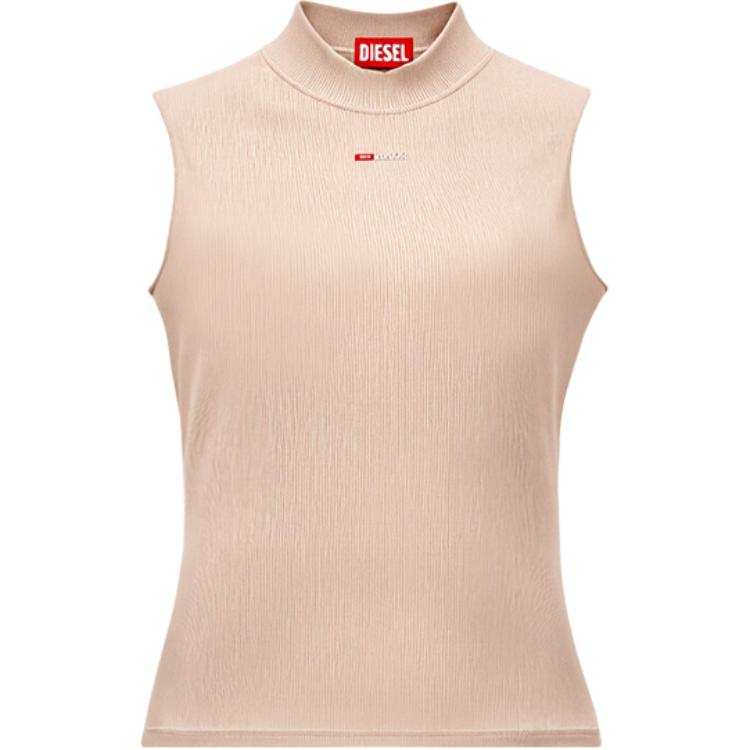 DIESEL Tank Tops Women's Pink Thin Nipped In Waist