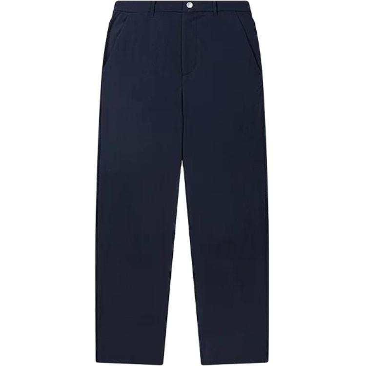 FILA Knitted Sweatpants Men's Gemstone Dark Blue DB Moderate Straight Fit Pants