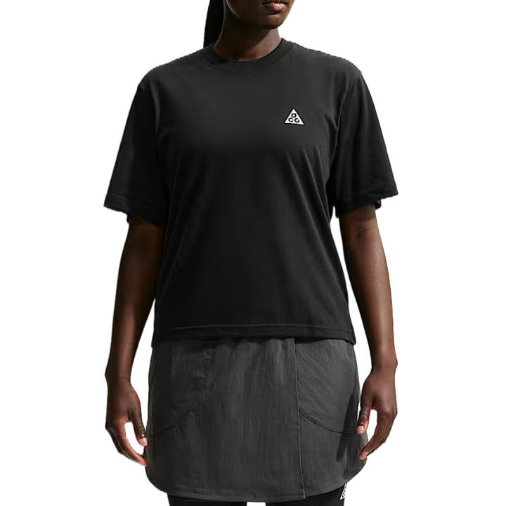 Nike Nike ACG Quick Dry T Shirts Women's Black Crew Neck Moderate