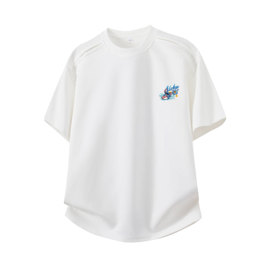 Disney T Shirts Unisex Crew Neck Moderate Straight Fit