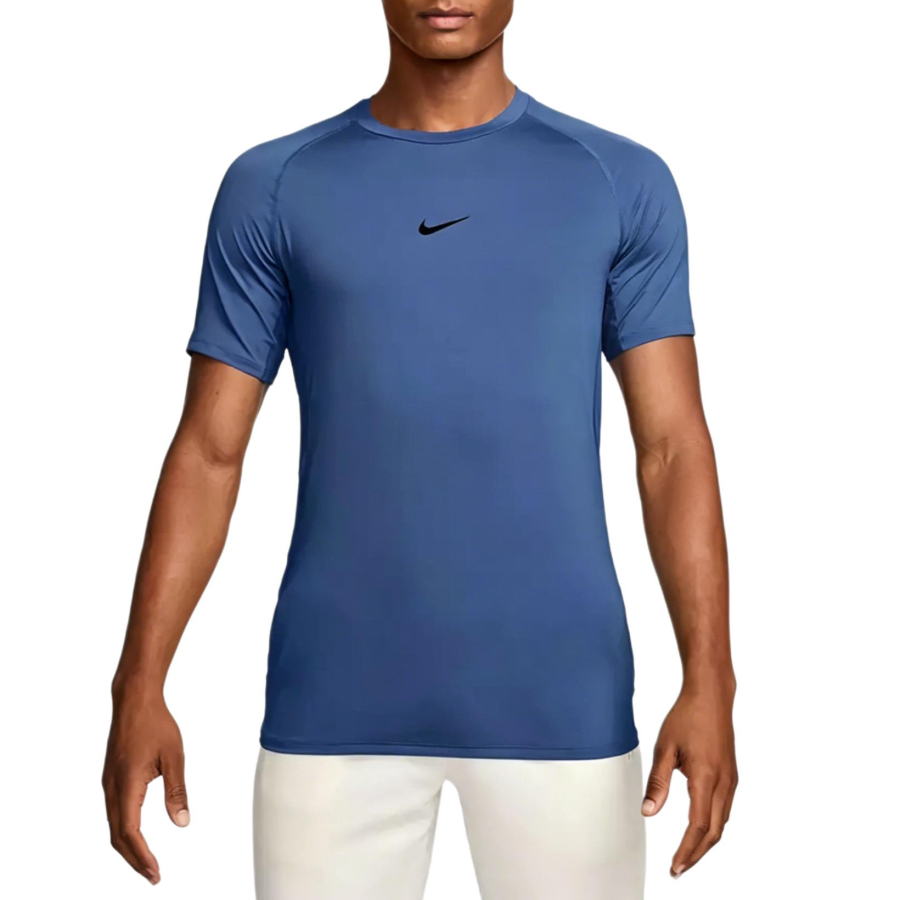 Nike Nike Quick Dry T Shirts Men's Haze Blue Crew Neck