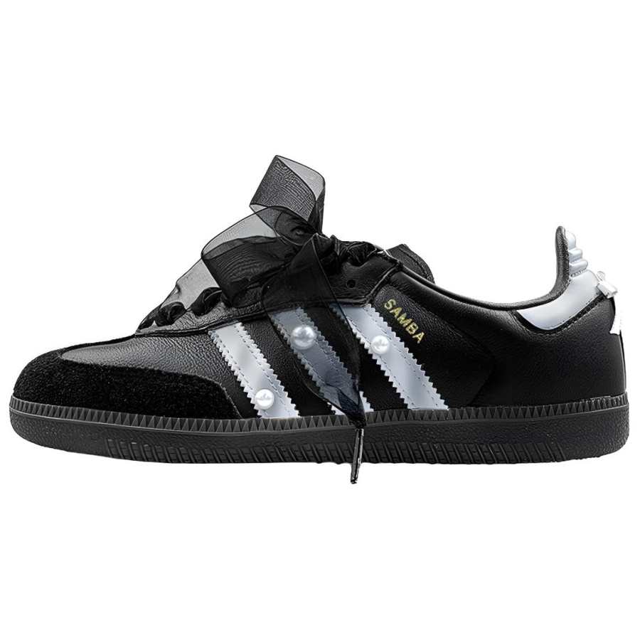 Adidas Originals SAMBA OG German Army Trainers Unisex Low Top Black/Silver