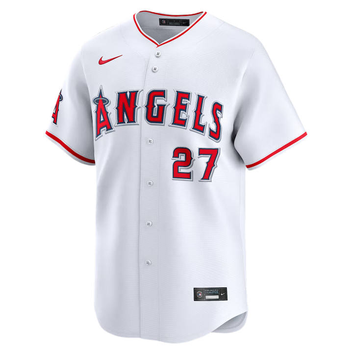 Nike Nike Dri FIT ADV Baseball Jerseys Men's White V Neck Moderate