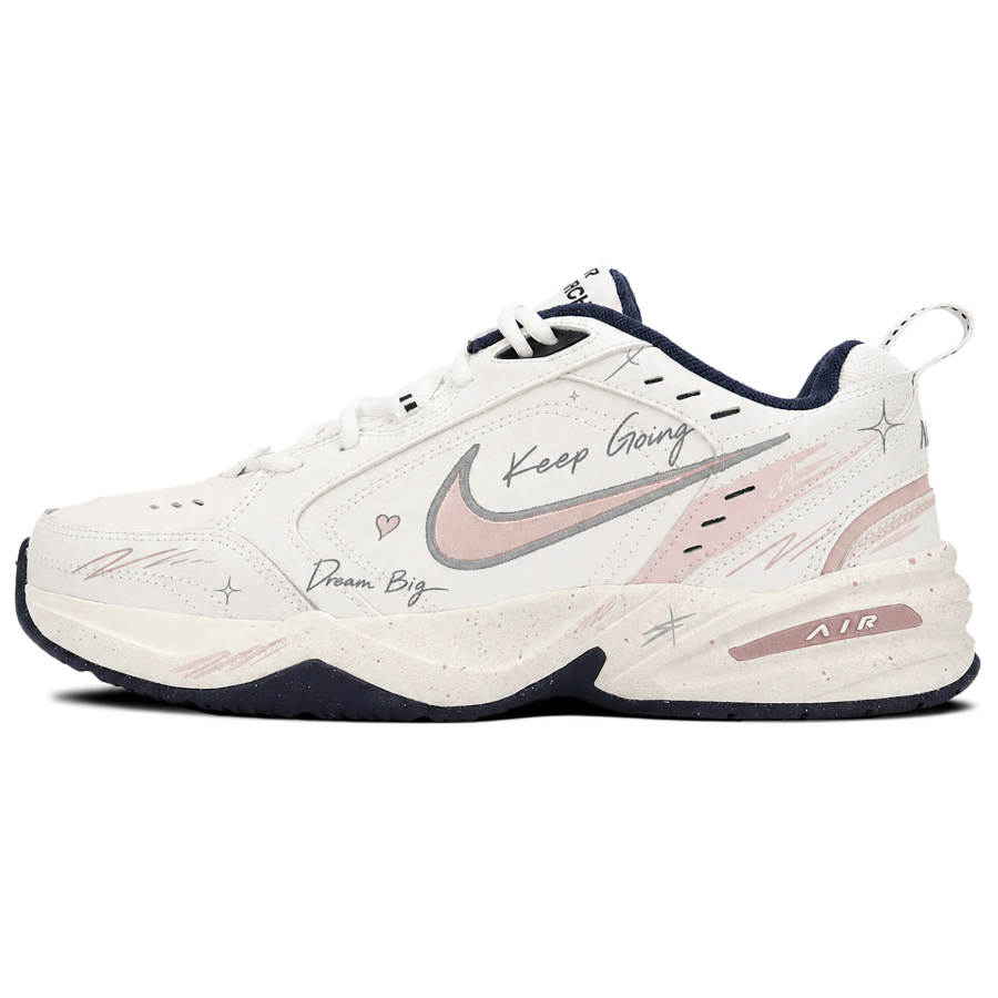 Nike Nike Air Monarch 4 Chunky Sneakers Women's Low Top White/Pink