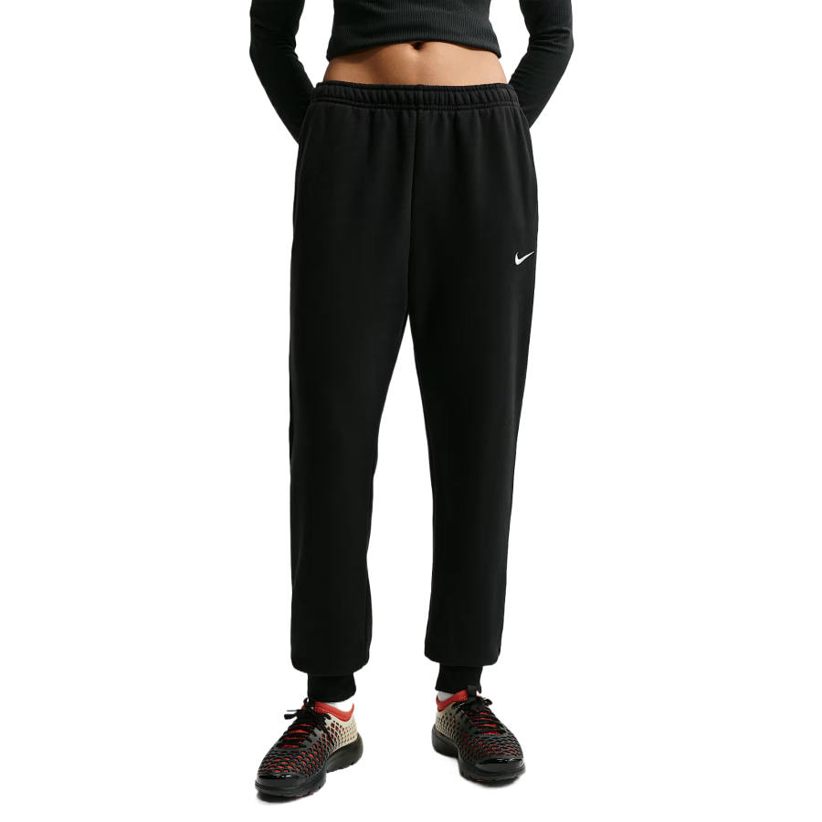 Nike Nike Knitted Sweatpants Women's All Black/Sail White Moderate Cuffed Pants