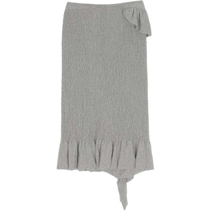 DRIES VAN NOTEN Casual Long Skirts Women's Gray Moderate Midi Dress Other
