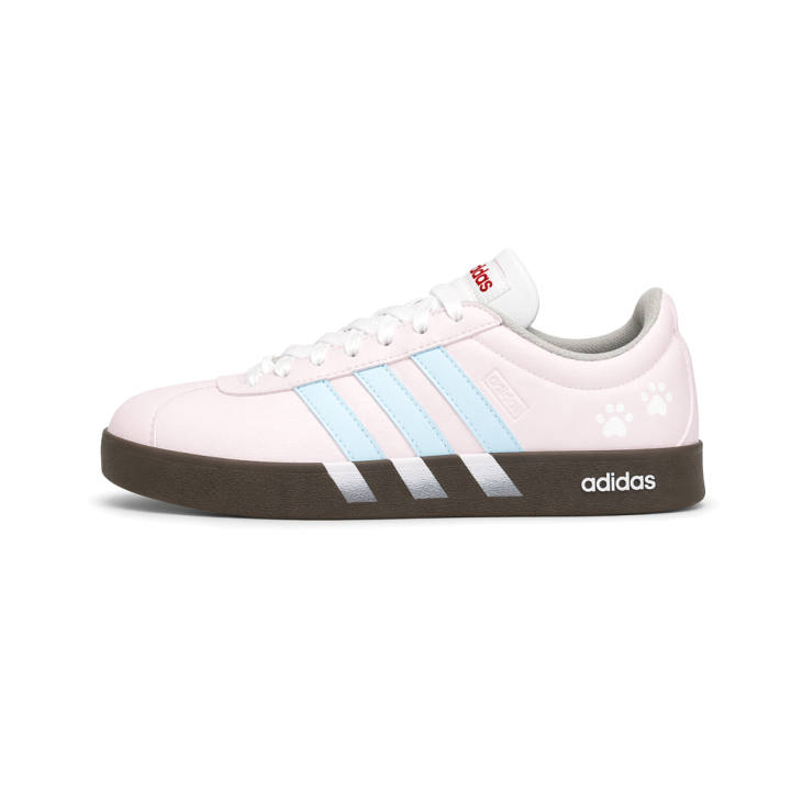 Adidas Adidas Vl Court Classic German Army Trainers Unisex Low Top Pink