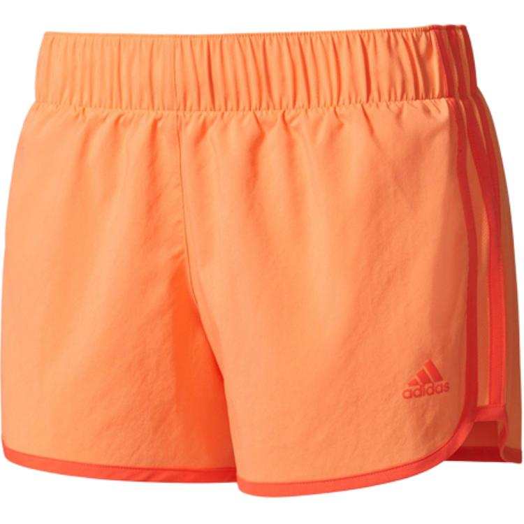Adidas Adidas Sports Shorts Women's Orange/Red Moderate Straight Fit Pants