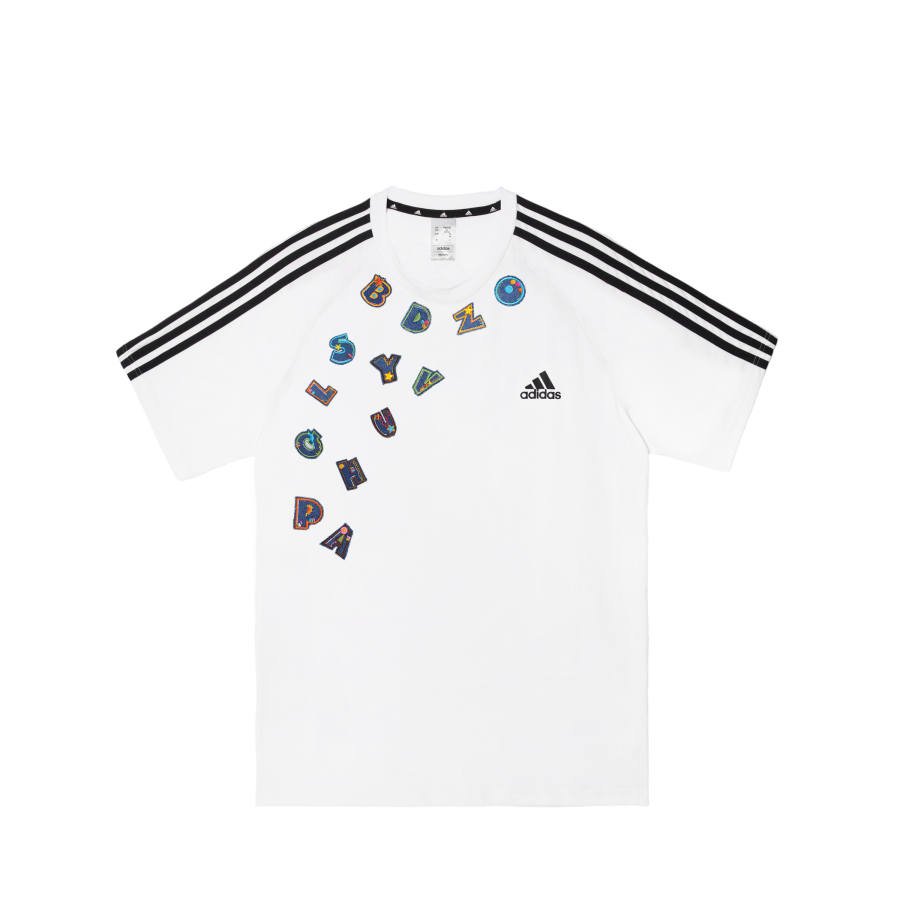 Adidas Adidas T Shirts Men's White Crew Neck Moderate