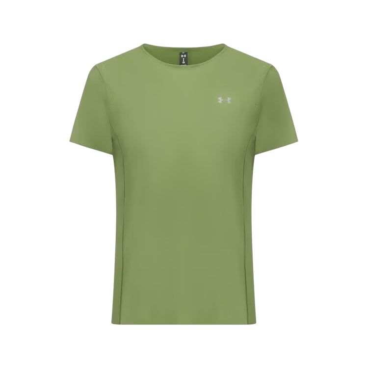 Under Armour Vanish T Shirts Women's Warm Olive Green 319 Crew Neck Moderate