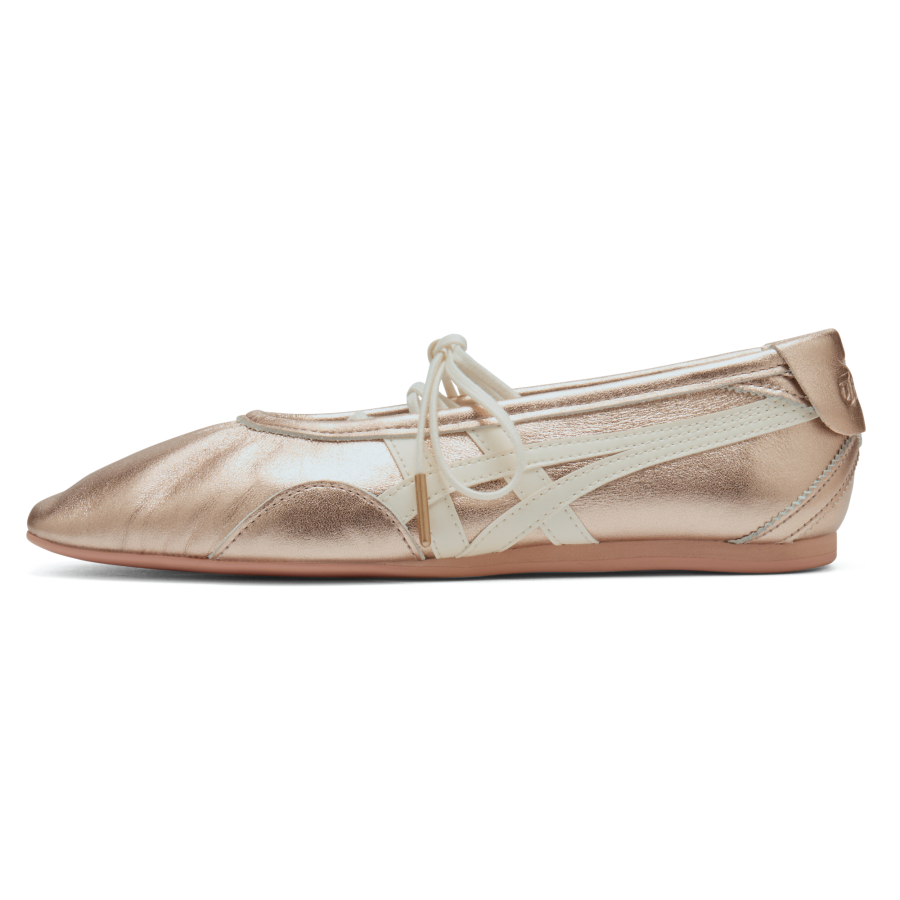 Onitsuka Tiger GYMNARINA Mary Jane Shoes Women's Rose Gold