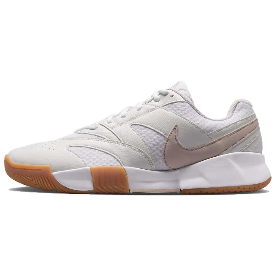 Nike Nike Court Lite 4 Tennis Shoes Men's Low Top White/Peak White/Linen/Light Orewood Brown
