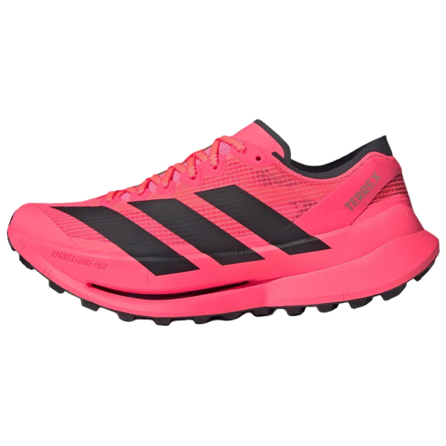 Adidas Adidas Terrex Agravic Speed Ultra 2 Trail Running Shoes Unisex Swirl Neon Red/Black/Carbon Black
