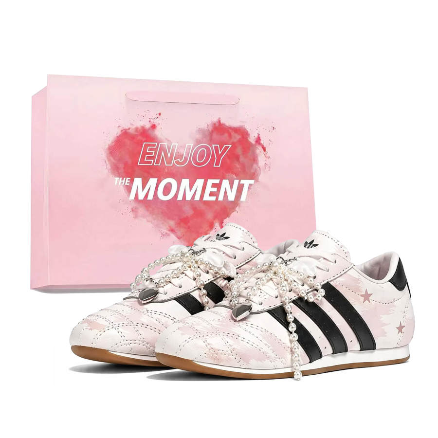 Adidas Originals Taekwondo Training Shoes Women's Low Top White/Pink