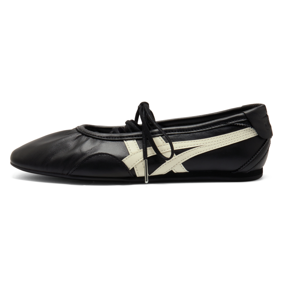 Onitsuka Tiger GYMNARINA Mary Jane Shoes Women's Low Top Black/White