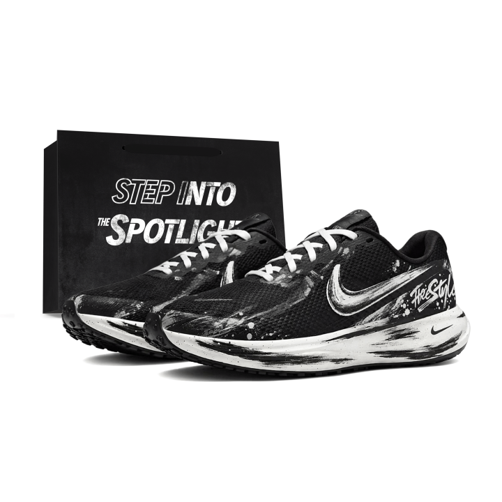 Nike Nike REVOLUTION 8 Running Shoes Unisex Low Top Black White