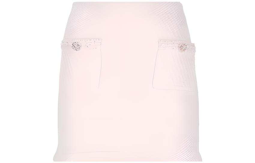 Self-portrait Self portrait Button Detailed Knitted Mini Skirt