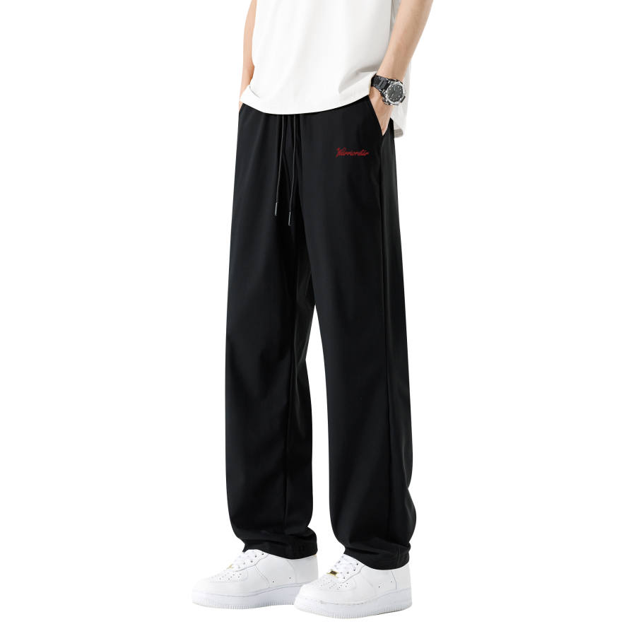 WARRIOR WARRIOR Casual Pants Unisex Thin Straight Fit Pants