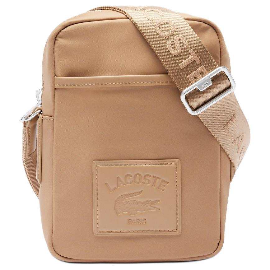 LACOSTE Blended Material Crossbody Bags Medium Men's Brown