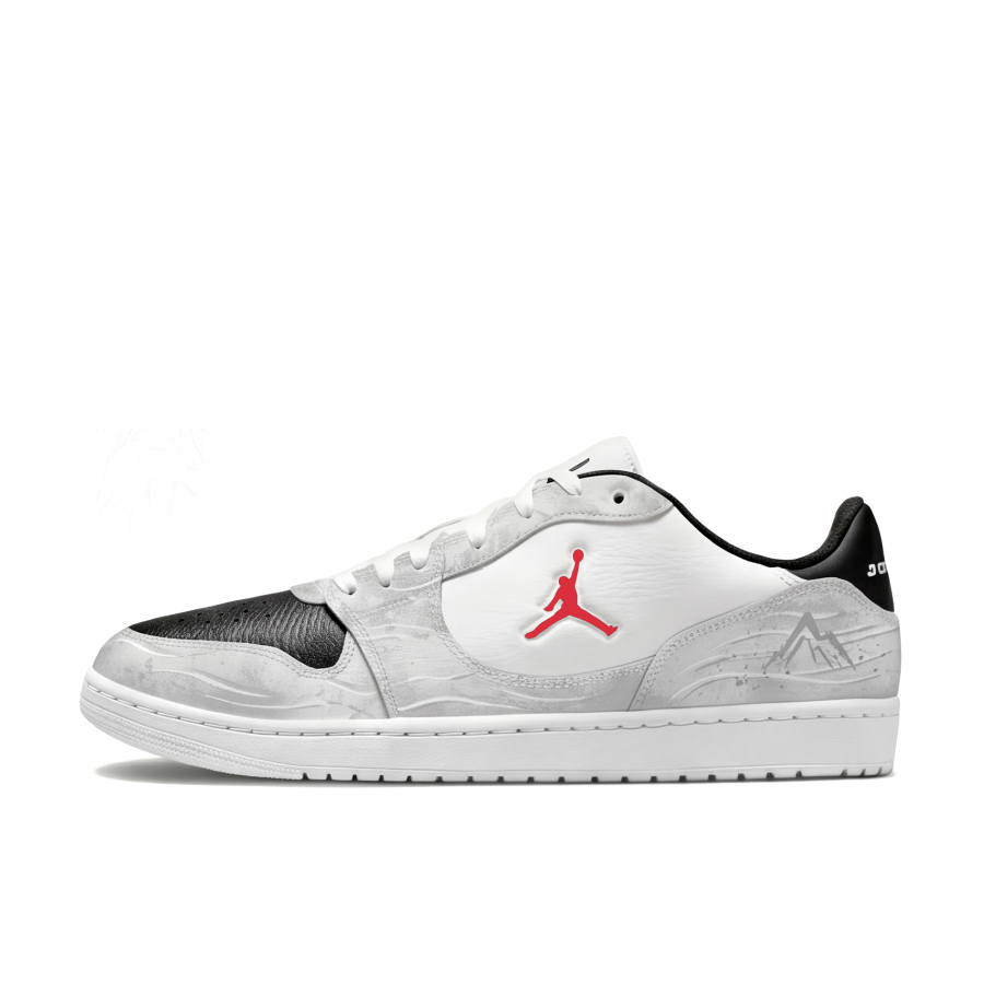 Jordan Jordan COURT CONNECT Skateboard Shoes Men's Low Top Black/White