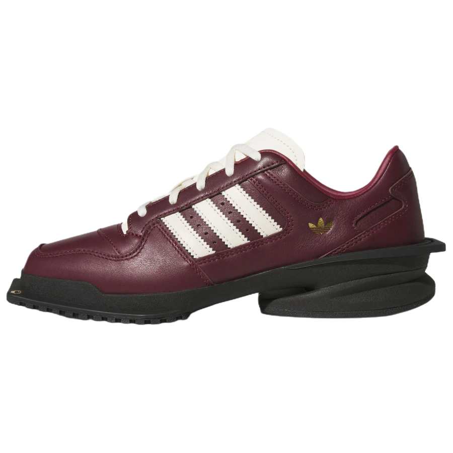 Adidas Originals FORUM Casual Shoes Women's Low Top Dark Red/Ivory/Black