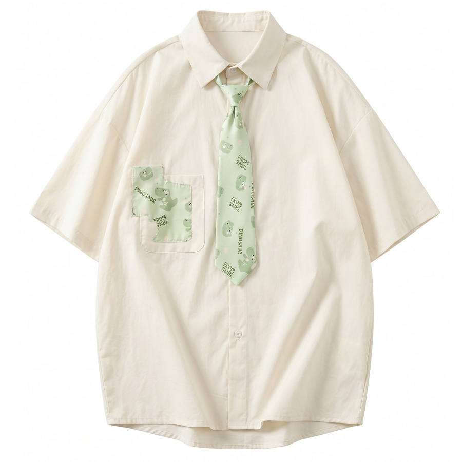 SNBL SNBL Shirts Women's Ecru Lapel Moderate Other