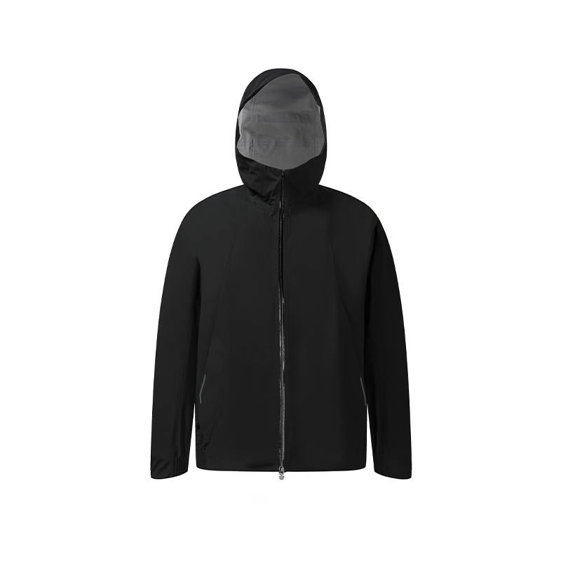 FILA Fitness Jackets Men's Premium Black Hooded Non Detachable Moderate Straight Fit