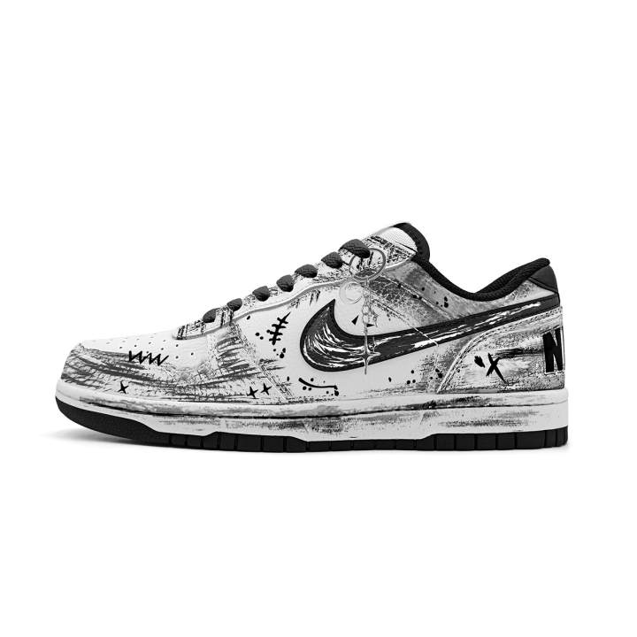Nike Nike Big Skateboard Shoes Men's Low Top Black