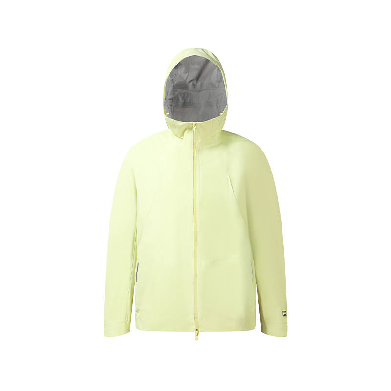 FILA Fitness Jackets Men's Yellow Of The Twelfth Lunar Month Hooded Non Detachable Moderate Straight Fit