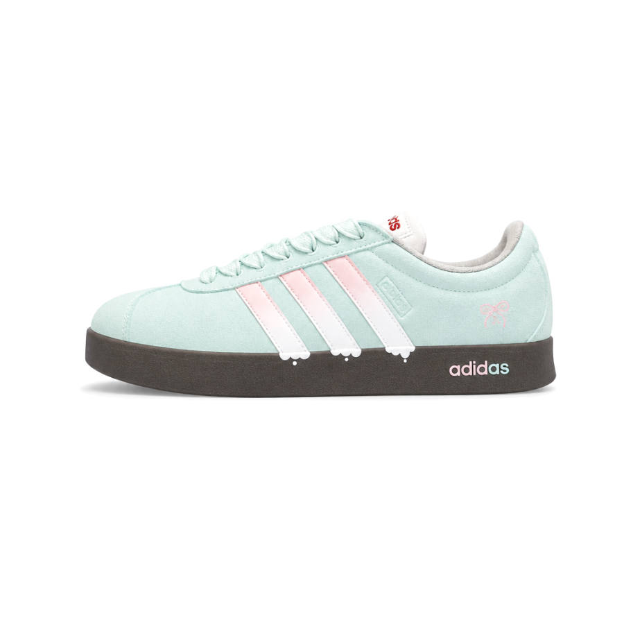 Adidas Adidas VL COURT 2.0 German Army Trainers Unisex Low Top Pink