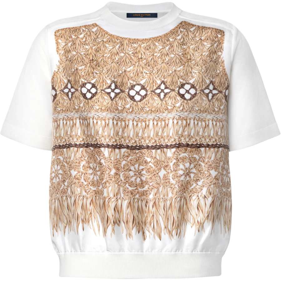 LOUIS VUITTON T Shirts Women's Multicolor Crew Neck Moderate