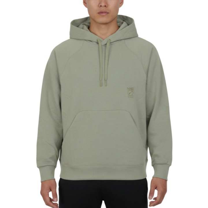 Nike Nike Sweatshirts Men's Pea Green Hooded Non Detachable Moderate Straight Fit