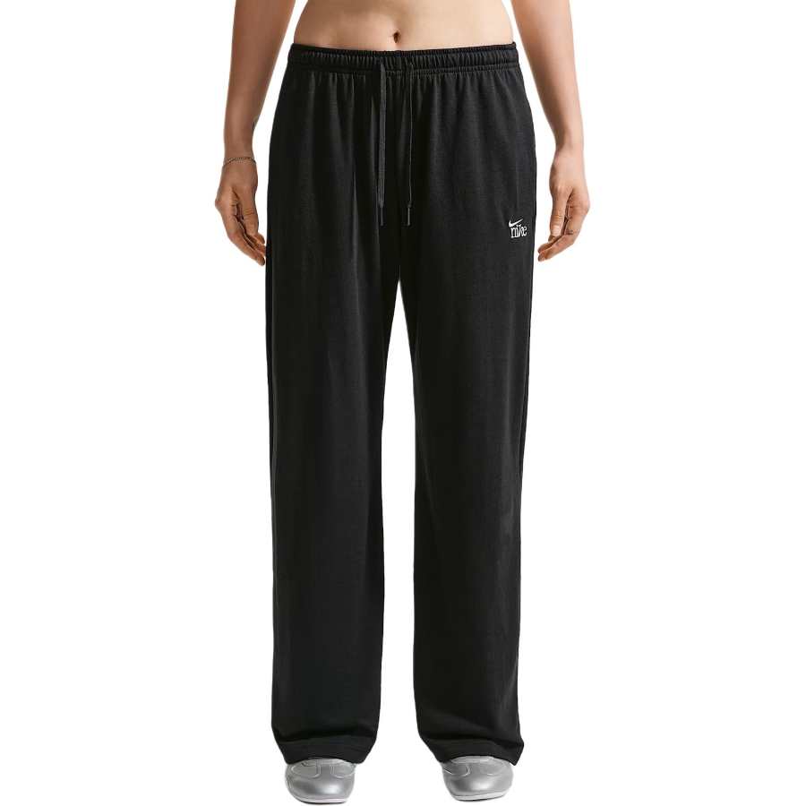 Nike Nike Sportswear Knitted Sweatpants Women's Black Moderate Straight Fit Pants